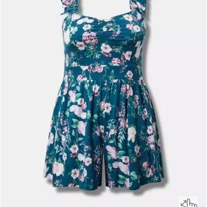 Torrid Navy Floral Dress